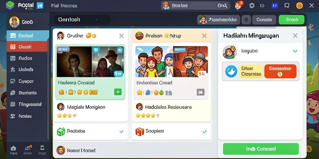 Gambar fitur kustomisasi karakter yang menarik.