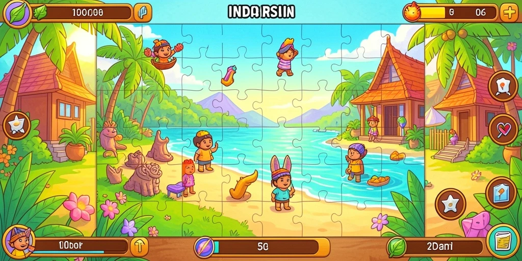 Screenshot memperlihatkan menu upgrade karakter yang intuitif.